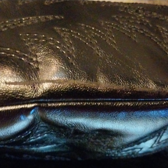 NEW! Never worn! Black Vegan Leather Silver toe Boots ! - Picture 9 of 9